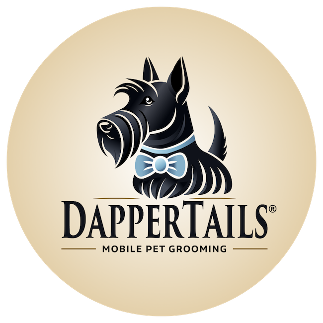 DapperTails Mobile Pet Grooming logo